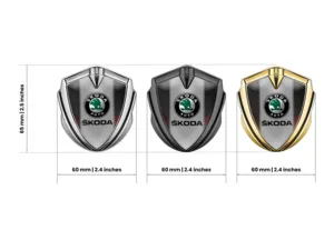 Skoda 3D Emblema Insignia Activo Estilo Superior 3D